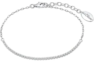 Zdjęcie produktu dla s.Oliver 2034273 Bransoletka damska srebro 925 biały 19 cm