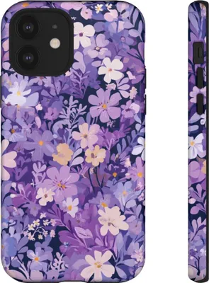 Produktbild von Blütenpracht in Violett – Hülle Kompatibel mit iPhone 12