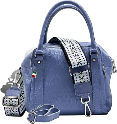 Immagine prodotto di Borsa Florence in pelle blu, borsa da città D2OTF822H