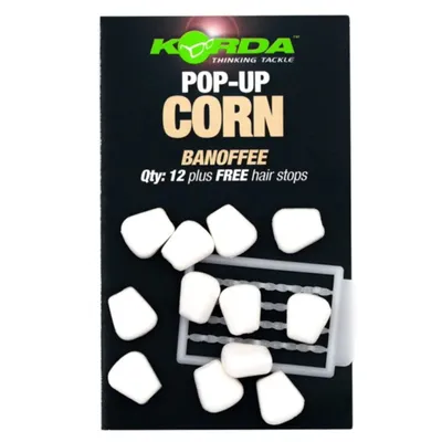 Obrázok produktu pre Korda Nástraha Pop Up Corn Banoffee White 10ks