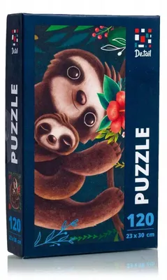 Obrázek produktu pro Puzzle 120 elementów Słodki Leniwiec dla dzieci