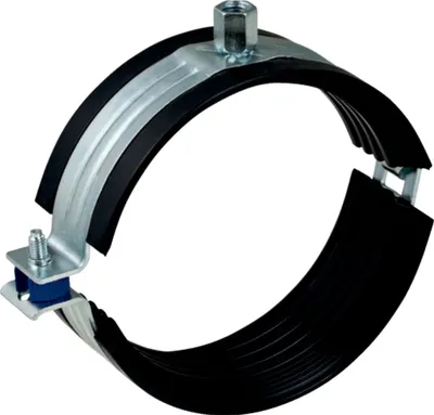 Obrázek produktu pro Geberit GE Silent-Pro, trubková spona, izolovaná, d110mm, M8/10, 10 ks.