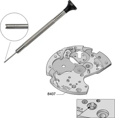 Immagine prodotto di Bergeon 31081-EX-7750 Strumento Esagonale per Calibri ETA Valjoux 7750