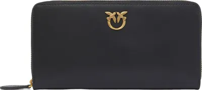 Produktbild von PINKO Damen Portemonnaies 100250A0F1-Z99Q Farbe: Schwarz Größe: Einheitsgröße
