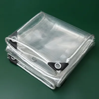 Obrázek produktu pro Vodotěsné čiré PVC plachty na ochranu rostlin Dešťové clony Cover, 2m x4m Ochranná plachta pro zahradní nábytek, odolná proti chladu, dešti, nemrznoucí směs
