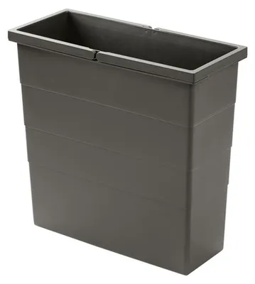 Produktbild von Hailo 18 Liter Inneneimer 1220369 dunkelgrau 385 x 166 x 380 mm