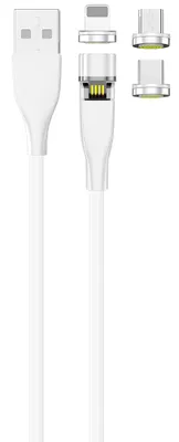 Immagine prodotto di 2GO 797317 2GO USB 3in1 Magnetic Kabel drehbar für Micro USB, Lightning