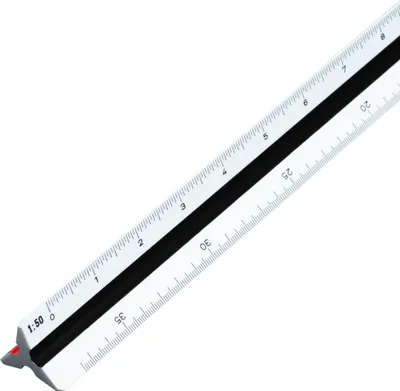 Obrázok produktu pre ARISTO AR23702EB ARISTO Dreikantlineal A, weiß