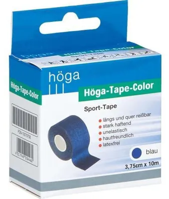 Obrázok produktu pre Höga-Tape-Color 3,75cmx10m tmavomodrá 1 ks