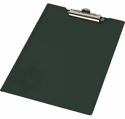Podložka na písanie, s príklopom,  A4, rohové vrecko, PANTAPLAST, čierna