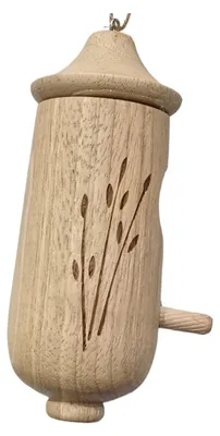 Image de Petit nichoir en bois pour colibris, idéal pour le jardin et la cour