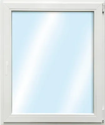 Produktbild von ARON Basic+ Kunststofffenster 1 Flügelig (Dreh-Kipp) 75x140 cm RAL 9016 verkehrsweiß DIN Rechts (Förderfähig)