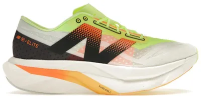 Produktbild von New Balance FuelCell SuperComp Elite v4 White Bleached Lime Glo Hot Mango - EU 40.5