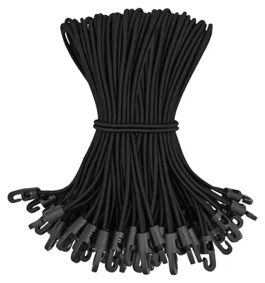 Obrázek produktu pro Gumička s háčkem, 25 cm, 50 kusů, pro stan a přívěs