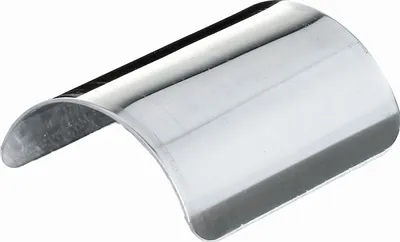 Image de Alberts 858513 Capuchon de poteau pour poteau en bois arrondi, acier inoxydable, 90 x 90 mm, 6 pièces