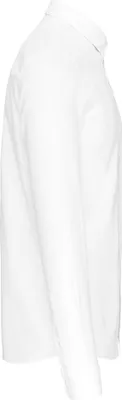 Immagine prodotto di Camicia da uomo Kariban manica lunga in cotone oxford con abbottonatura casual, taglia:S, colore:Bianco
