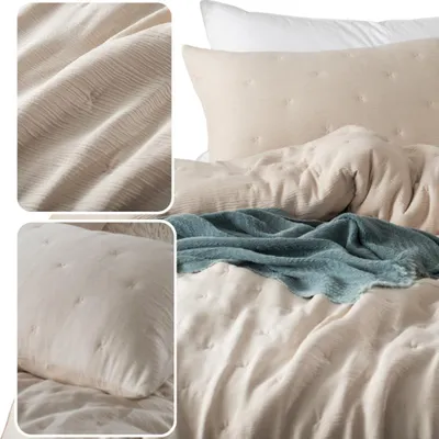 Zdjęcie produktu dla Poszewka dekoracyjna 45x45 Stella Beżowa - Elegancja i komfort dla Twojego wnętrza