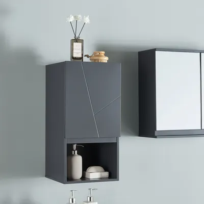 Produktbild von Hängeschrank 'Overath' 30x30x60 cm Grau