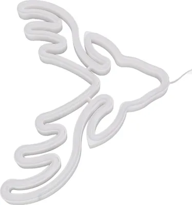 Zdjęcie produktu dla Neonowy znak LED zasilany bateryjnie USB Świąteczne dekoracje ścienne do sypialni Ciepłe światło