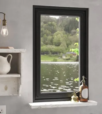 Produktbild von The Living Store Magnet-Insektenschutz für Fenster Anthrazit 80x140 cm