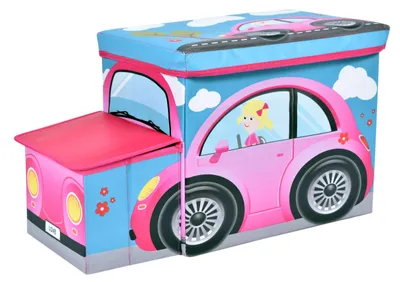 Produktbild von Spielzeugkiste, rosa Auto