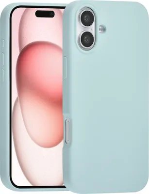 Produktbild von TUNIQ iPhone 16 Plus Back cover case - Premium Liquid silicone - Light Blue