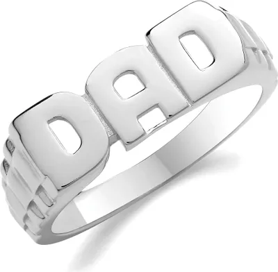 Produktbild von Edler 925 Sterling Silber Herren - Dad Ring, 61 (19.4); TRS36404RST