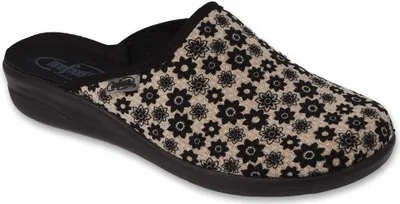 Produktbild von Hausschuhe, Slipper, Damenpantoffeln Befado Pati 551D002 mit Blumen
