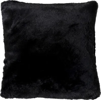 Produktbild von Kissen - Schwarz - 45 x 45 cm - Kurzfloor