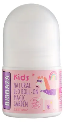Productafbeelding van Biobaza, Magic Garden, natuurlijke ingrediënten, verfrissend, citrusgeur, deodorant roller, voor meisjes, 30 ml