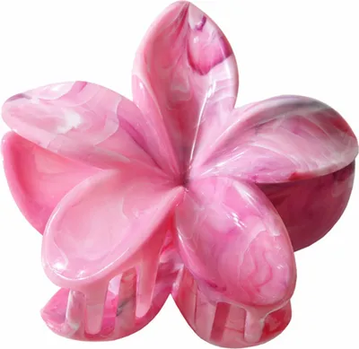 Produktbild von Haarspange für Damen, bonbonfarbene Blume, Styling-Haarklammer, Kunststoff, Haifisch-Haarspange, Haarstyling-Werkzeug