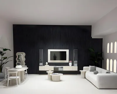 Productafbeelding van Moderne witte salontafelset, design, 2 salontafels/koffietafels