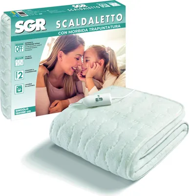Image de Imetec 16803 Couverture électrique simple 55W avec arrêt automatique 150x80cm