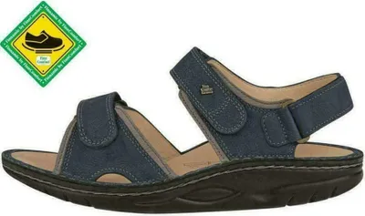 Produktbild von Finn Comfort Yuma Sandale (Finnamic), Buggy (Nubukleder), schwarz /olive 1561-900542 45