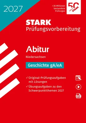 Produktbild von STARK Geschichte gA/eA - Abitur 2027 Niedersachsen - Prüfungsvorbereitung