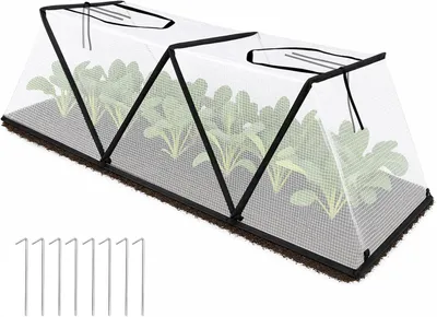 Obrázok produktu pre Fóliový parenisko 120x38x33 cm, skladací kryt, dvojvrstvové okno, PVC, pre záhradu