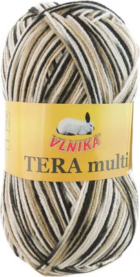 100g Strickgarn Häkelgarn TERA MULTI, Farbwahl - mehrfarbig bunt Farbverlauf