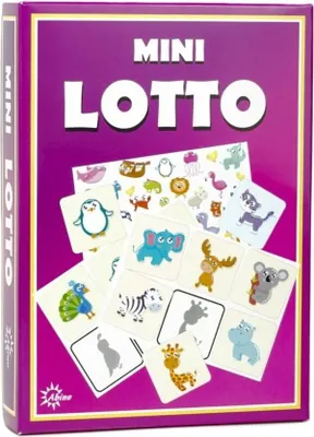 Produktbild von Mini-Lotto Brettspiel für Kinder 4-9 Jahre, 1-4 Spieler, lehrreich