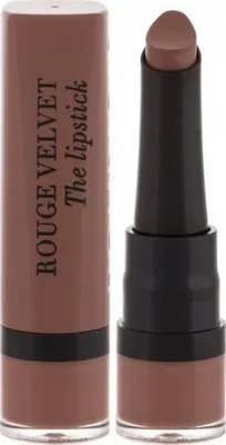 Obrázok produktu pre Bourjois Rouge Velvet, Nahý, Moka-déro, 1 farba/farieb, Sfarbenie, Ženy, Zamat