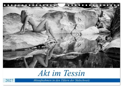 Produktbild von Akt im Tessin (Wandkalender 2027 DIN A4 quer), CALVENDO Monatskalender