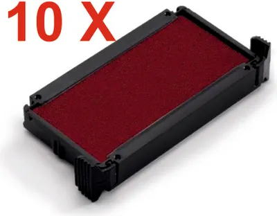 Produktbild von 10 X Trodat Ersatzkissen 6/4911 für printy 4911 – Stempelfarbe rot