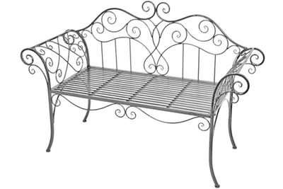 Produktbild von Gartenbank Nostalgie 143 cm aus Eisen antik- grau