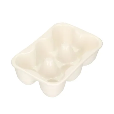 Produktbild von EIERTELLER Eierplatte KERAMIK Servierplatte Platte Teller Eier 11x17 cm