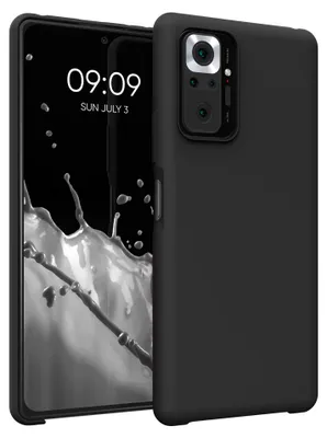 Produktbild von kwmobile Handyhülle für Xiaomi Redmi Note 10 Pro Hülle - Case Silikon - Kabelloses Laden - Schutzhülle Cover in Schwarz