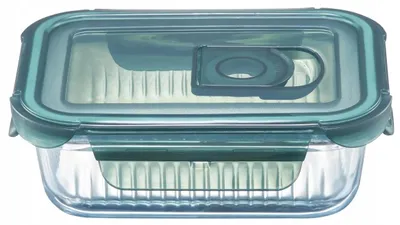 Produktbild von Ambition Rillet Glasbehälter Mikrowelle Backofen 1,5 L
