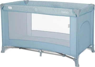 Obrázek produktu pro Dětská postýlka na 1 úroveň Lorelli - Torino, Blue