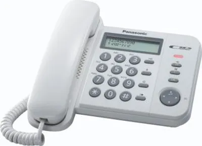 Immagine prodotto di Panasonic KX-TS560EX1W telefono Telefono analogico Identificatore di chiamata Bianco