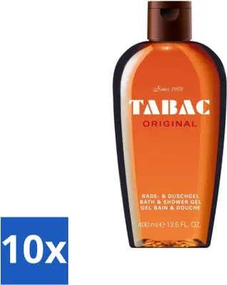 Obrázok produktu pre Tabac Original - Sprchový gél - Jemné čistenie - 400 ml - Hodnotné balenie - 10 kusov