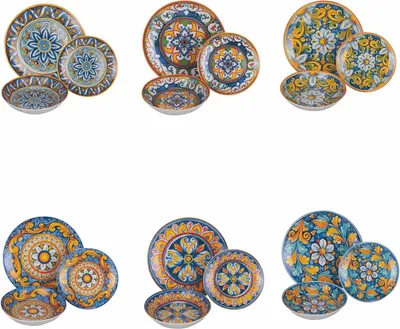 Obrázok produktu pre Sada jedálenského riadu pre 6 osôb - 18 kusov - porcelán