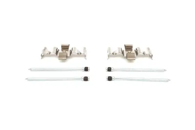Produktbild von BOSCH 1 987 474 795 Zubehörsatz Scheibenbremsbelag Vorne passend für MERCEDES-BENZ C-Klasse Limousine (W203) C-Klasse T-modell (S203) CLK (C209)